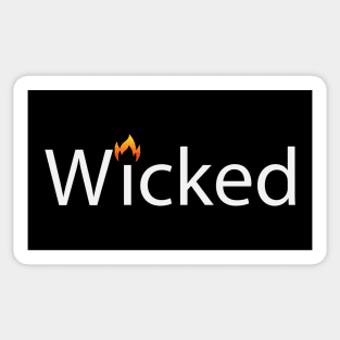 Wicked artistic design Sticker